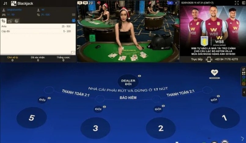 Blackjack - Game bài trực tuyến ăn tiền thật hấp dẫn